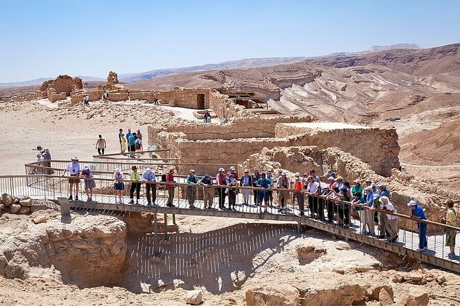 Ashdod Port Shore Excursion: Masada and the Dead Sea Day Tour from Ashdod Port - The Masada Museum at the foot of the mountain