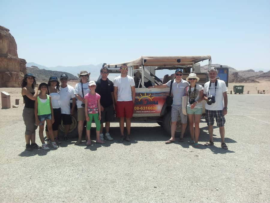 From Eilat: Timna Park Guided Jeep Tour - Riding into the Arava in an old-style jeep
