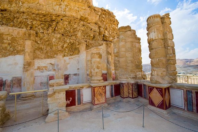 From Jerusalem: Masada Dead Sea Small Group Tour INCL. ENTRY FEES - Masada’s fortress above the desert