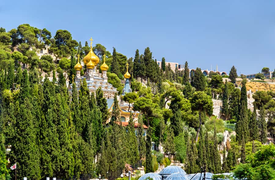 From Tel-Aviv: Day Tour to Origins of Christ in Jerusalem - Dominus Flevit and the view over Jerusalem