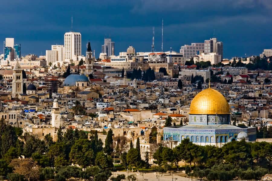 From Tel Aviv: Jerusalem Old & New City Bus Tour - Mount of Olives: the view that explains Jerusalem