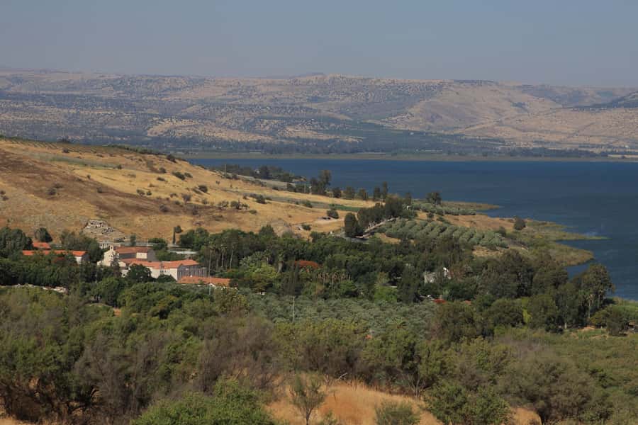 From Tel Aviv: Magdala, Mount of Beatitudes, and Cana Tour - Magdala and the synagogue from Jesus’s time