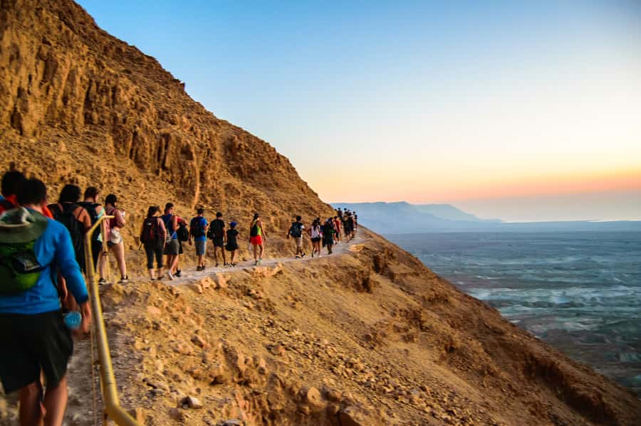 From Tel Aviv: Masada at Sunrise, Ein Gedi and Dead Sea Tour - Exploring Herod’s fortress after the sun comes up