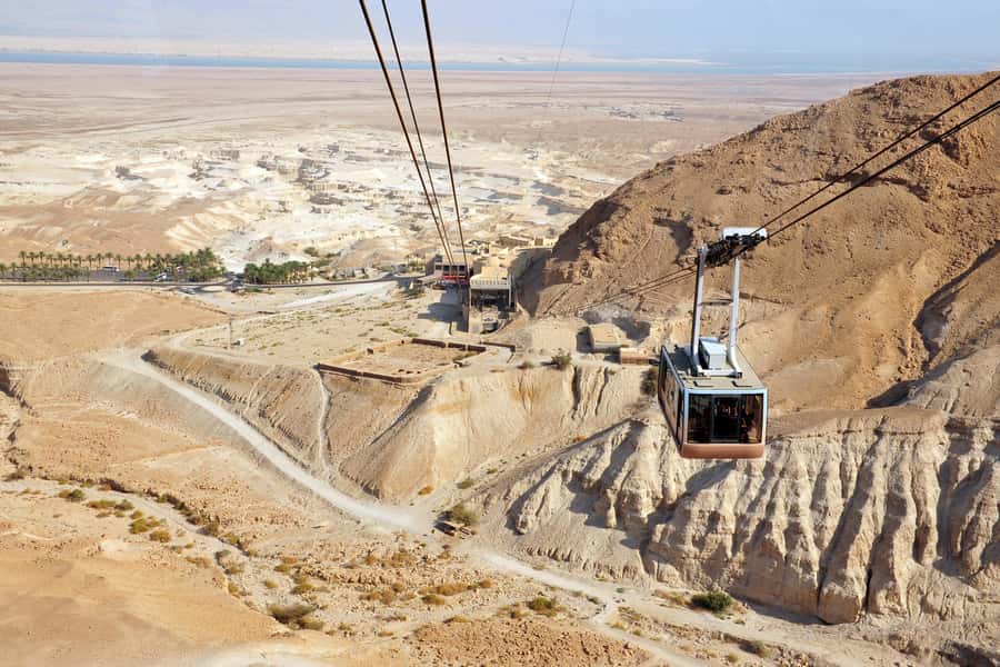 From Tel Aviv: Masada & Dead Sea Full Day Tour with Pick Up - The coach ride through the Judean Desert