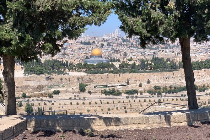 In The Footsteps of Jesus Day Tour - Dguide Self Guiding App - Starting above Jerusalem at the Mount of Olives