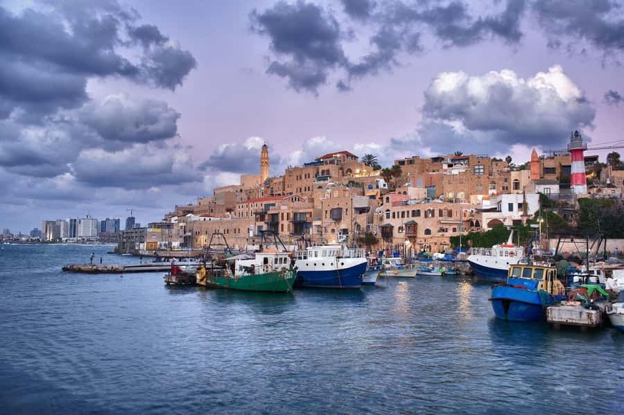 Jaffa: Old City, Port & Shuk Hapishpishim Walking Tour - Clock Tower Square and the blue-floored bakery