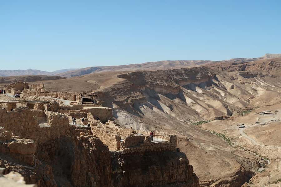 Massada and the Dead Sea in Russian - The Judean Desert bus ride