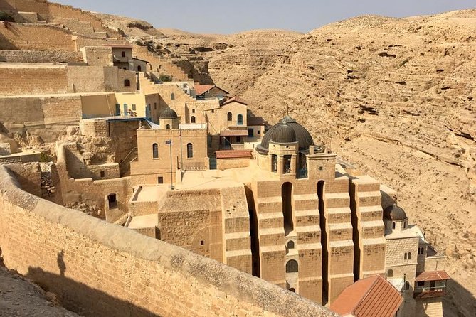 Mount of Temptation, Saint George Monestary, Saint Saba & Bethlehem One Day Tour - Olive wood, art, and modern Bethlehem