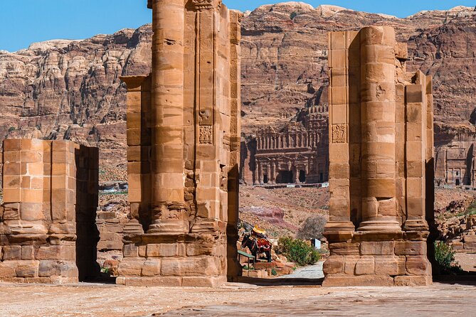 Petra 1-Day Tour from Eilat + FREE Traditional Lunch - Walking through the Siq to the Treasury