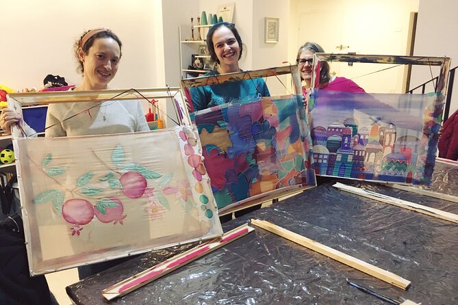 Private Silk Painting Workshop in Jerusalem - Create a scarf - - What to bring and what is supplied