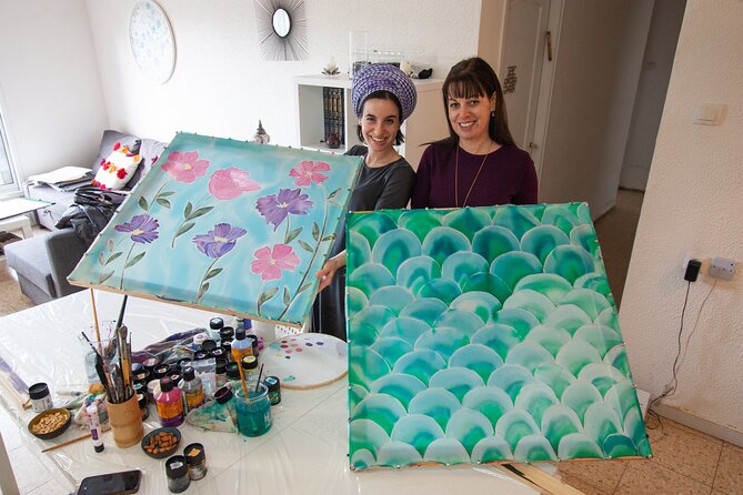 Private Silk Painting Workshop in Jerusalem - Create a scarf - - Yiftakh Street and the private workshop setting