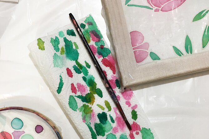 Private Silk Wall Hanging Painting Workshop in Jerusalem - The Value of $50 Per Person