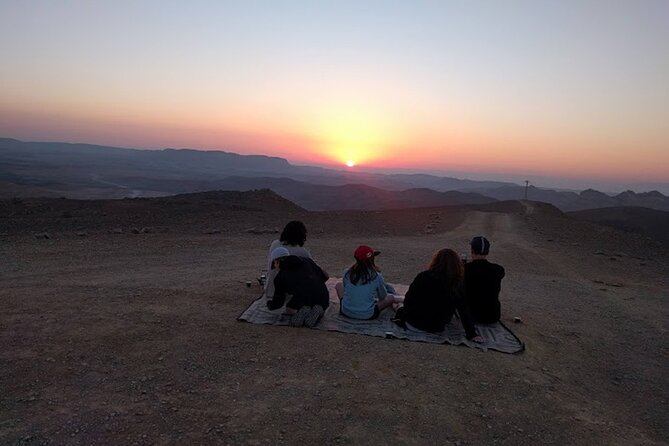 Sunset time Ramon Crater Jeep tour, bonfire and stargazing - What the stargazing includes