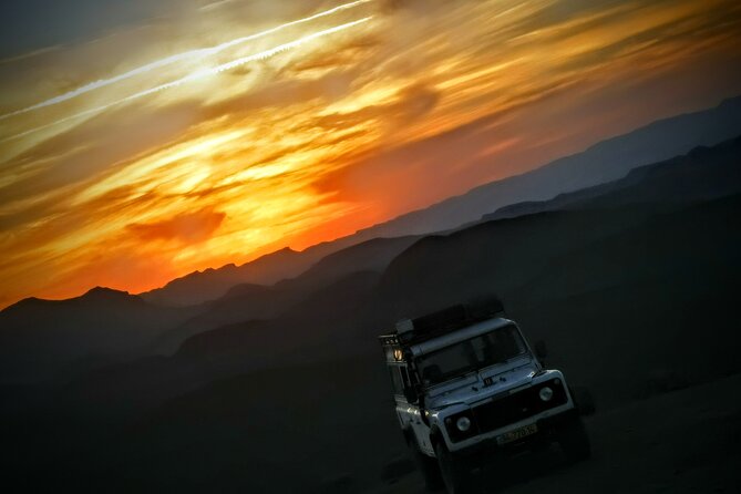 Sunset time Ramon Crater Jeep tour, bonfire and stargazing - Price and value for a group of eight