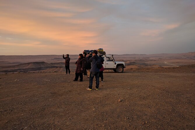 Sunset time Ramon Crater Jeep tour, bonfire and stargazing - Weather, cancellation, and practical planning