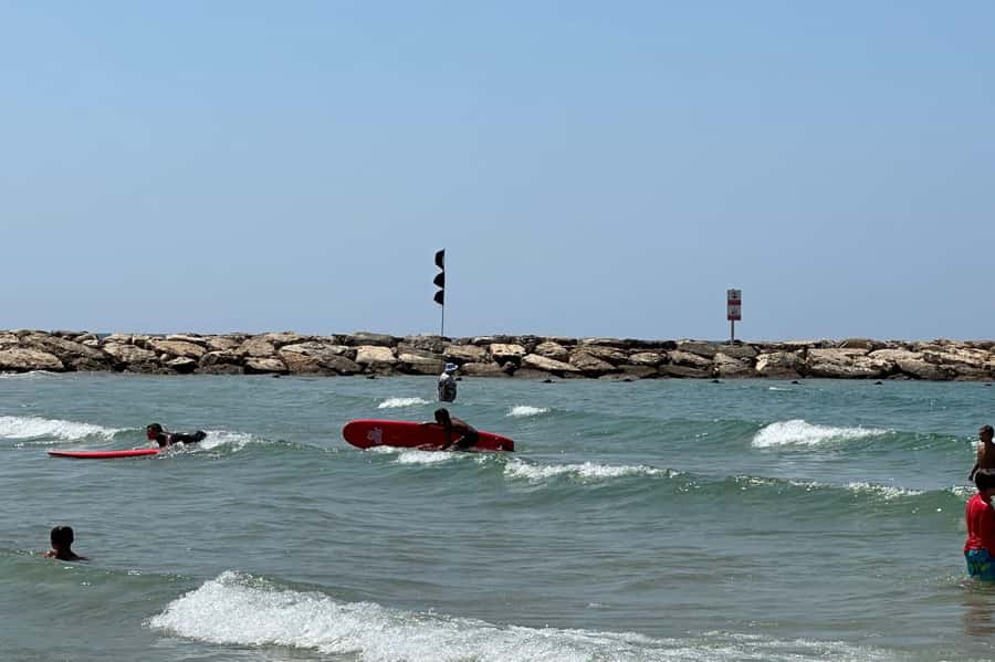 Tel Aviv: Professional Surfing Lessons at Beach Club TLV - The value of the $50 price